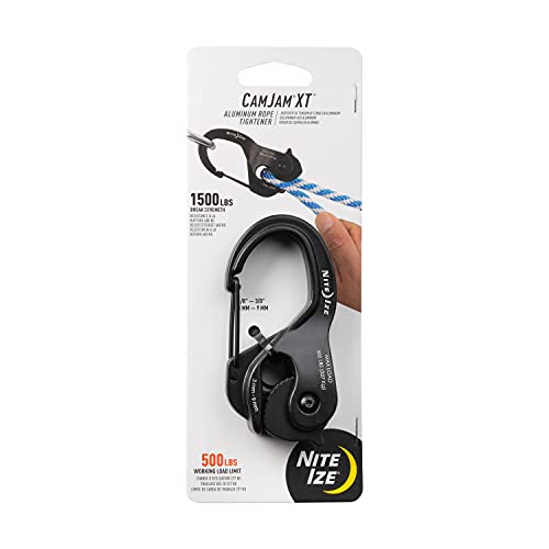 Nite Ize Camjam Xt Sistema de Fixação para Iluminação e Câmaras Nite Ize - Escalada - alumínio, 16 m, 0,5 kg, preto