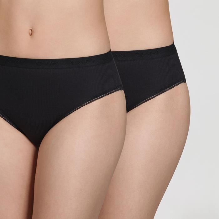 Liberador DIM LINGERIE Femme Pur Coton (Tam: 36-38) Dim - Roupa interior - 36/38, 100% algodão, lavável à máquina, seco a baixa