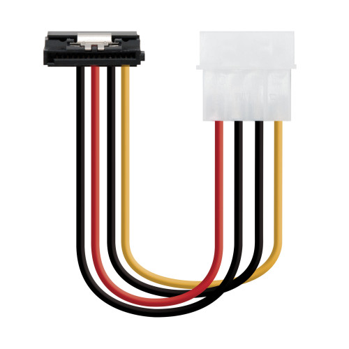 Cabo de Dados NANOCABLE (SATA - 15 cm - Preto) NANOCABLE - Cabos de sistema e alimentação - sata, 15 cm, preto, molex