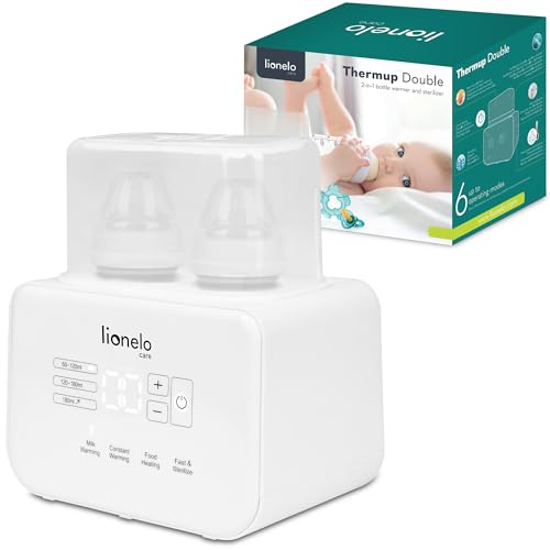 Aquecedor de Biberão LIONELO Thermup Double Transparente LIONELO - Eletrodomésticos de cozinha - aquecedor, biberão, infravermelhos, sem fios
