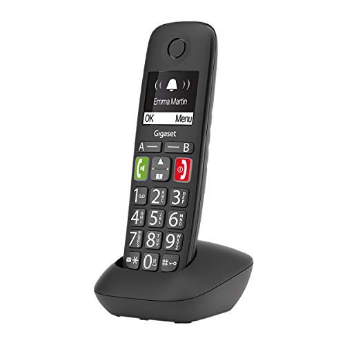 Telefone sem fio GIGASET E290 Preto, Prateado Gigaset - Telefonia - sem fio, secretária, preto prateado, rádio