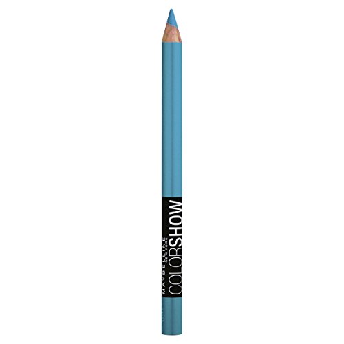 Lápis de Olhos MAYBELLINE Color Show Crayons Khol 210 Turquoise Flash MAYBELLINE - Maquiagem para os olhos - cor intenso, fácil aplicação, espessura graduada