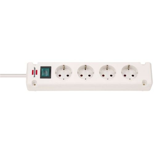 Extensão Elétrica BRENNENSTUHL 1151420100 (4 Tomadas - Tipo F - 1.5 m) Brennenstuhl - Fios e cabos elétricos - interruptor, proteção contra contato acidental, 4 tomadas, 1.5 m