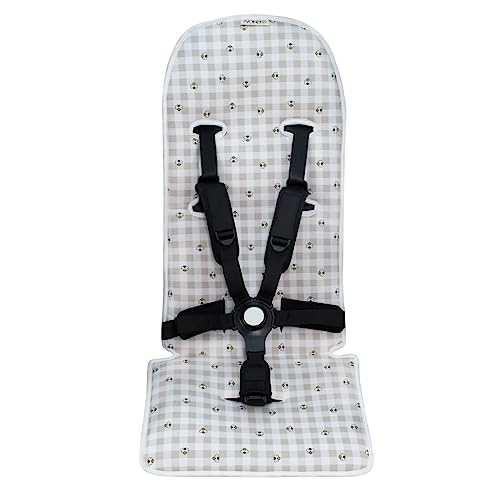 Almofada de Algodão para Carrinho e Cadeira de Passeio JYOKO KIDS Picnic Vichy JYOKO - Forros e sacos de transporte para bebês - almofada, algodão, carrinho, cadeira, passeio