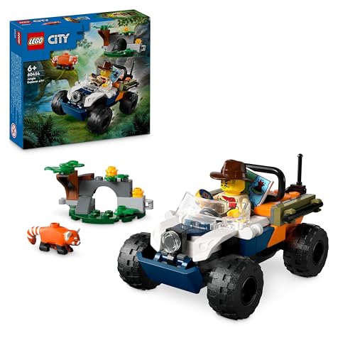 LEGO City: Aventuras de Exploradores - Atv de Explorador da Selva (Idade Mínima Recomendada: 6 anos) LEGO - Brinquedos - lego city, aventuras exploradores, atv selva, idade mínima 6 anos