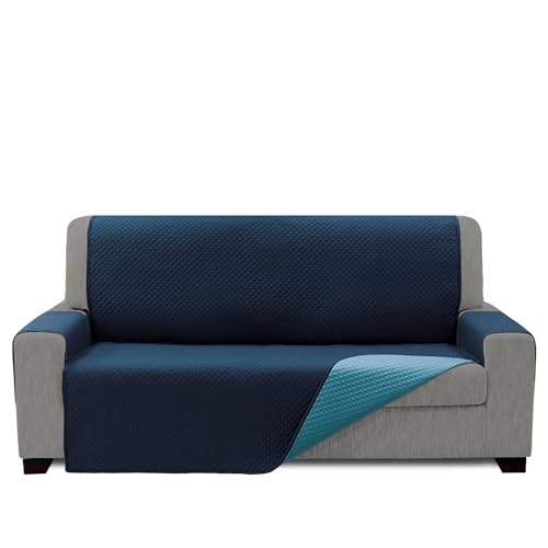 Capa de Sofá VISION RAMOS (Azul - 200x220cm) CSPE Textile - Capas de sofá - azul, 200x220cm, poliéster
