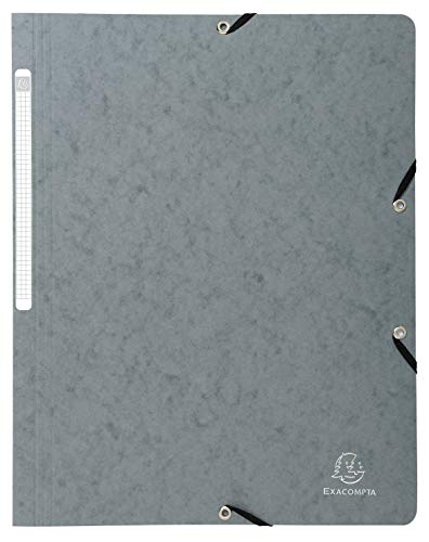 Pasta EXACOMPTA (Cinzento - Polipropileno - A4) EXACOMPTA - Pastas de arquivo - polipropileno, a4, cinzento, 24x32 cm