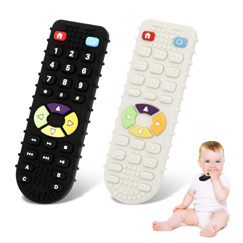 Mordedor Infantil com Controle Remoto (Idade Mínima Recomendada: 3 meses) Collazoey - Cuidados com a higiene oral - silicone, ergonômico, controlo remoto, 3 meses
