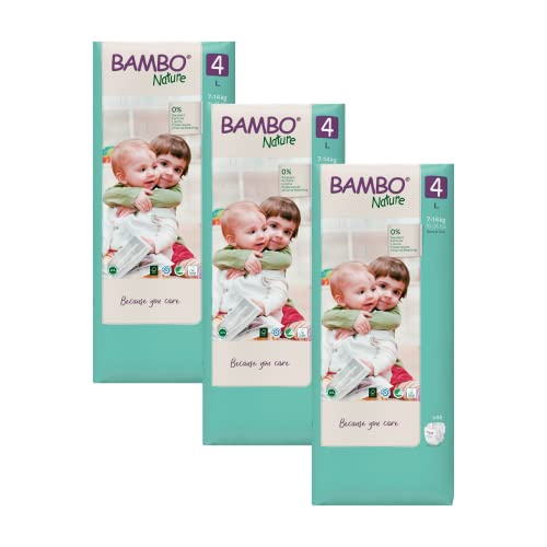 Fraldas BAMBO NATURE Fraldas Bambo Tamanho 4-7 a 14 kg ABENA - Fraldas - bambo, tamanho 4-7, 1,4 kg