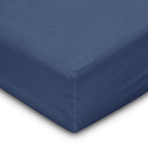 Lençol BAIALEA Flowen Azul (160 x 200 cm) FBC - Lençóis - algodão 100%, 1500 g/m2, macio, Portugal