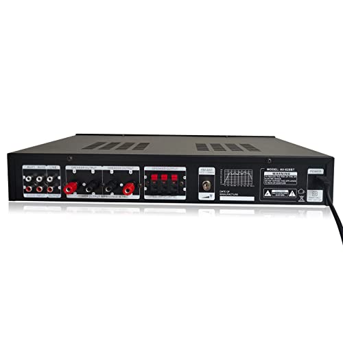 Amplificador Hi-Fi LOOBIINY (600 W - Bluetooth) Loobiiny - Áudio - bluetooth, 600 W, rádio, led display