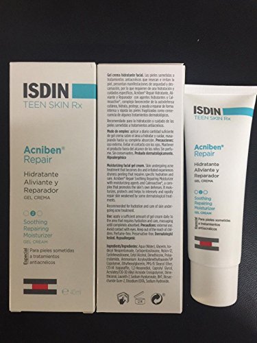 Gel de Hidratação para Pele Seca e Sensível Acniben Rxs Gel Cr 40 Isdin Acniben ISDIN - Loção e hidratante - hidratação, pele seca, pele sensível, acne