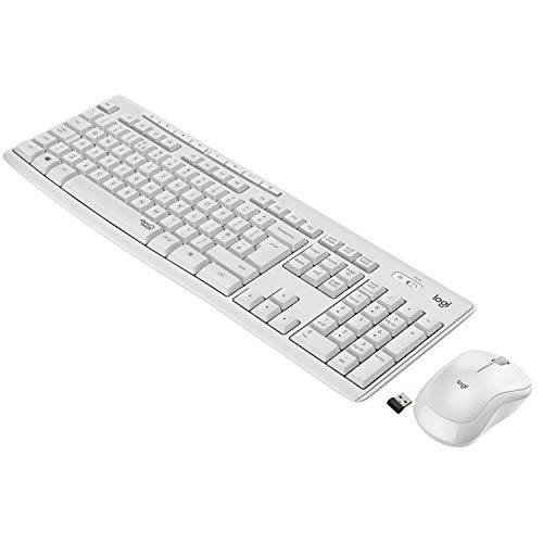 Teclado LOGITECH MK295 Silent (Wireless - Layout US) Logitech - Conjuntos de acessórios de computador - layout US, sem fios, bateria, rato ótico
