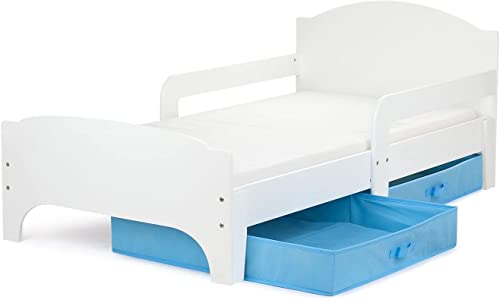 Cama LEOMARK Smart (Branco - Madeira - 140x190 cm) Leomark - Conjuntos de móveis de quarto - madeira, branco, 140x190 cm