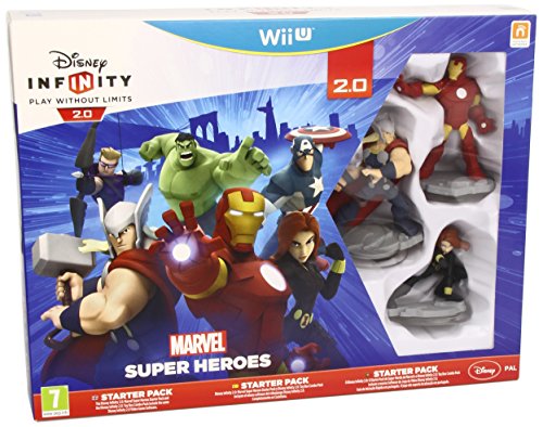 Jogo Wii U Disney Infinity 2.0 - Marvel Super Heroes Starter Pack (M3) Nintendo - Software de jogos de vídeo - disney infinity, marvel super heroes, Starter Pack