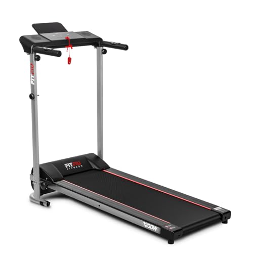 Passadeira de Corrida FITFIU MC-160C (Preto - 36 x 100 cm) Fitfiu Fitness - Passadeiras de corrida - velocidade regulável, superfície maxi-grip, programas de treino, monitorização cardíaca