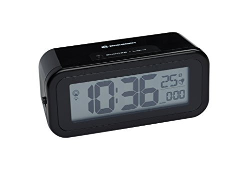 Relógio Despertador BRESSER 7001000CM3000 Bresser - Relógios despertadores - alarme, 12/24h, cr2032, 110x80x45mm