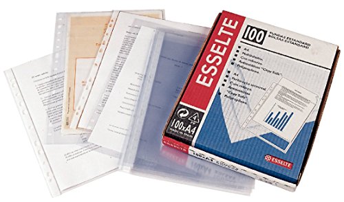 Capa para Encadernação 3M C/100 Castanho Esselte - Papel de capa - castanho, polipropileno, a4, 100 peças