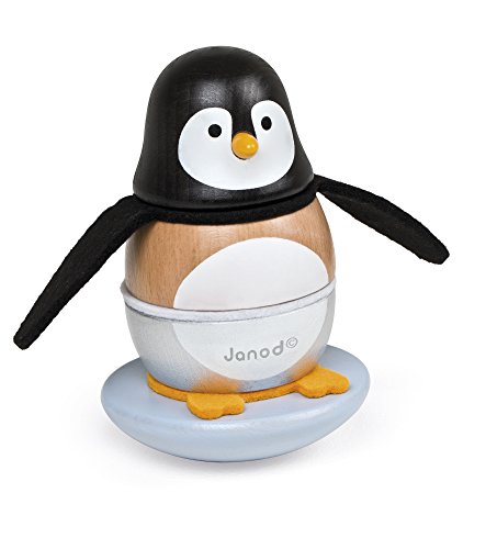 Brinquedo Interativo JANOD J08127 (0.25 anos) Janod - Brinquedos de empilhar e encaixar - interativo, 0.25 anos, madeira, empilhar, roçar