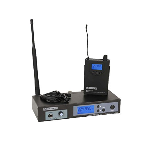 Auricular Bluetooth LD SYSTEMS LDMEI100G2 (In Ear - Microfone - Preto) LD SYSTEMS - Componentes de áudio - in ear, microfone, bluetooth, preto