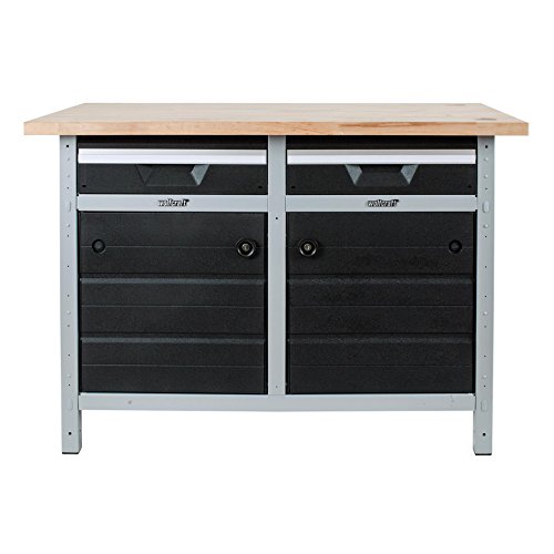 Wolfcraft Wss 600 2 Prateleiras de Madeira e Metal Wolfcraft - Bancadas de trabalho - 600 kg, madeira e metal, 2 prateleiras