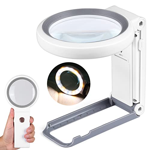 Lupas com Luz 10X 30X 18 Led Com Fios e Sem Fios KIBTOY - Lupas - lupas, luz, 10x, 30X, led, fios