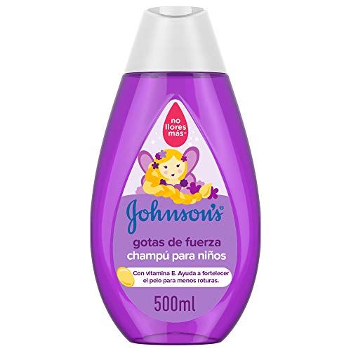 Champô JOHNSON'S Baby Gotas De Fuerza (500ml) JOHNSON'S - Shampoo & condicionador - 500ml, vitamina E, fortalece o cabelo