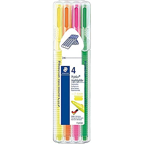 Marcador STAEDTLER Triplus Textsurfer (Multicor) Staedtler - Marcadores e marcadores de texto - multicor, base água, ponta variável, resistente à luz