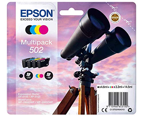 Tinteiro EPSON C13T50254011 Preto, Ciano, Amarelo, Magenta Epson - Cartuchos de toner e jato de tinta - preto, ciano, amarelo, magenta