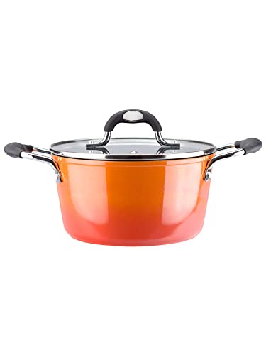 Panela MAGEFESA Gourmet Full Induction Fire (Alumínio - Preto - 24 x 11 cm) VITREX - Utensílios de cozinha - alumínio, preto, indução, 24 x 11 cm