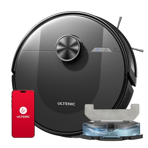 Aspirador Robô ULTENIC D10 (Autonomia: 120 min) Ultenic - Aspiradores - 120 min, acessório incluído, programação personalizada, LiDAR