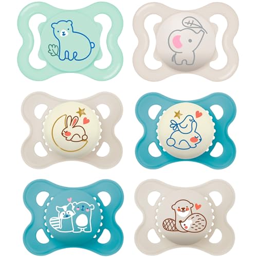 Conjunto de chupetas MAM Silicone (0-6 meses) MAM - Chupetas e mordedores - silicone, 0-6 meses
