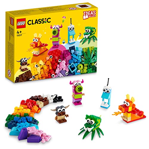 LEGO Classic - Monstros Criativos (Idade Mínima: 4) LEGO - Blocos de encaixe - lego, classic, monstros, criativos