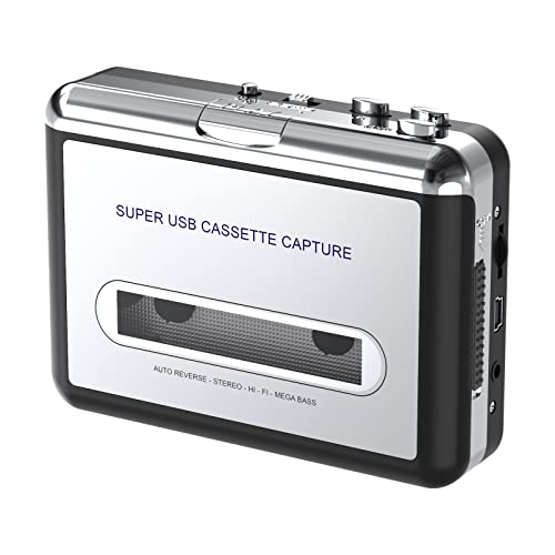 Leitor de Cassete Digitnow DN-USB-CASSETTE Preto DIGITNOW! - Gravadores e reprodutores de cassetes - usb, cassete, preto