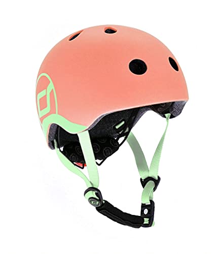 Capacete Scooter & Ride Melocoton para Criança SCOOT AND RIDE - Capacetes de bicicleta - poliuretano, ajusteável, coroa metálica, design moderno