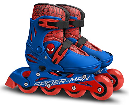 Scooter de patinagem para Homem-Aranha | Azul (Skate) STAMP - Patins em linha - homem-aranha, azul, skate, rodas ajustáveis