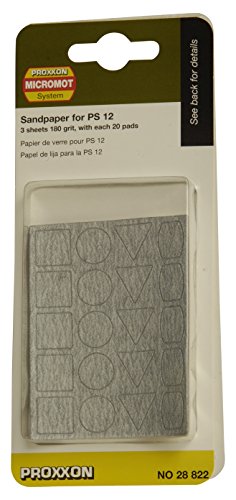 Proxxon 28822 acessório para lixadeiras Lixa PROXXON - Ferramentas - lixo, 3 peças, cinzento