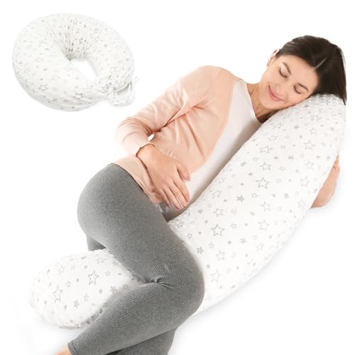 Almofada para Amamentação LANNVAN XXL (Branco) Lannvan - Almofadas de amamentação - amamentação, bebé, confortável, relaxante