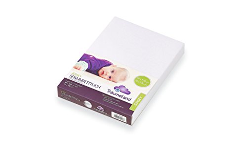 Lençol TRÄUMELAND (Algodão - 60 x 120 cm) Träumeland - Lençóis - algodão, velcro, branco, rectangular