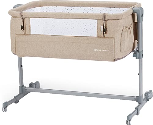 Berço de Viagem KINDERKRAFT Nest Up (Bege) 4Kraft - Móveis para bebês e crianças pequenas - multifuncional, 2 em 1, 75 cm altura, viagem