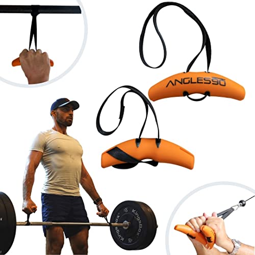 Acessório Desportivo ANGLES90 Grip (Multicor - 30 x 7.5 cm) Angles90 - Acessórios para máquinas de levantamento de peso e bancos de exercício - borracha, duas asas, multicor, 30 x 7.5 cm