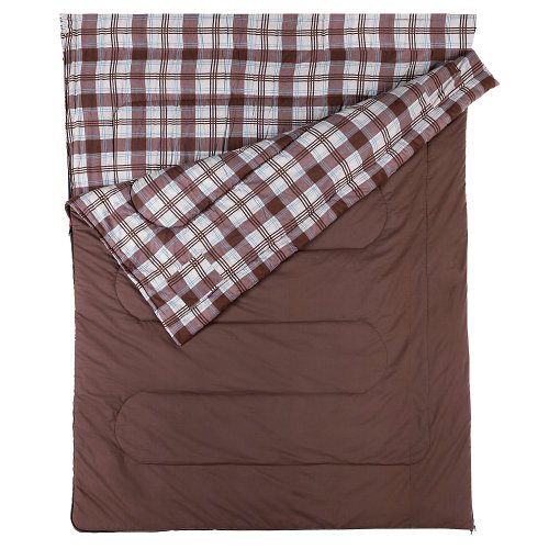 Saco de dormir para campismo CAMPINGAZ Hampton (220x150cm) Coleman - Sacos de dormir - 220x150cm, dois pessoas, termo resistente, veludo