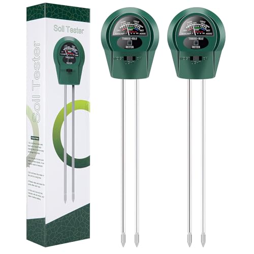 Hidrômetro 3 em 1 para Casa e Jardim Aotoby - Móveis de exterior - medidor de humidade, ph, horas de luz, 3 em 1