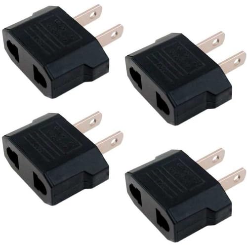 Adaptador de Viagem DUAL 4X (Europa - EU) Gamefox - Conversores e adaptadores de viagem - tomada EU, conector plug-in, ca, plug & play