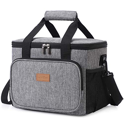 Lifewit Lancheira Isotérmica 15l Nevera Portátil para Alimentação Frutas Cinza 37 Lifewit - Lancheiras e sacos - isotérmica, portátil, 1,5L