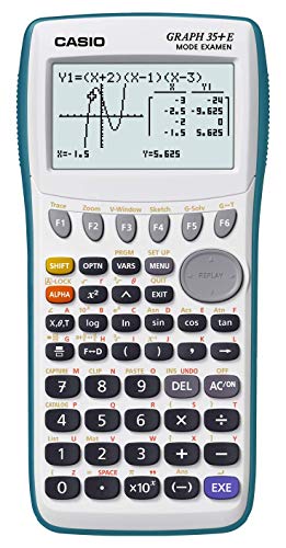 Calculadora Gráfica CASIO Graph 35+ E (12 dígitos) Casio - Calculadoras - 12 dígitos, 61KB memória, aaa bateria, preto cinzento