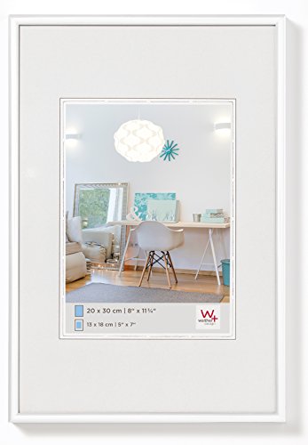 Quadro WALTHER NEUF KV318W (Branco - Plástico) Walther - Porta-retratos - branco, plástico, 9 x 13 cm, 130 x 180 x 20 mm