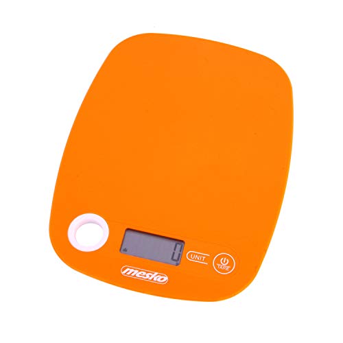 Balança de Cozinha MESKO MS3159O (Capacidade: 5 Kg - Precisão: 1 g) Mesko - Balanças de medição - 5 kg, precisão 1 g, lcd, cr2032