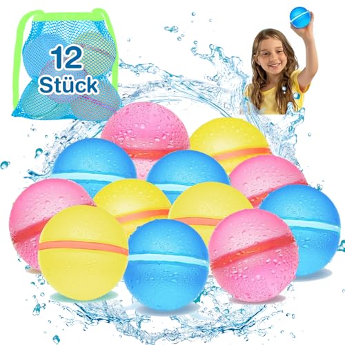 Bibykivn Globos de Agua Reutilizables Magnéticos 12 Piezas Bibykivn - Brinquedos - água reutilizável, magnético, 12 peças