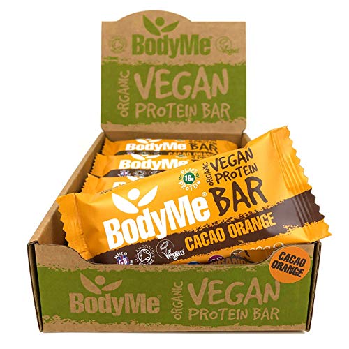 Barritas Orgânicas Bodyme Cácaos Laranja 12X60G BodyMe - Barras de nutrição - orgânicas, barritas, cácaos, laranja